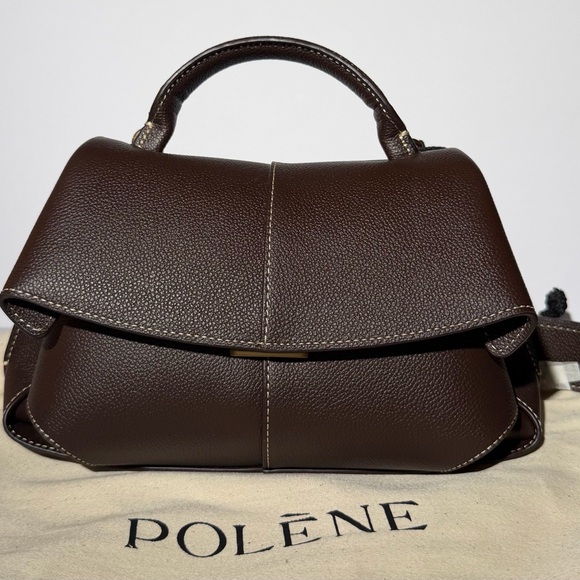 Polene Handbags - [SOLD OUT] Polène Mokki Mini Bag – Textured Ebony 🤎